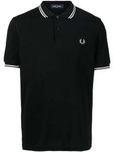 Fred Perry polo à logo brodé - Noir