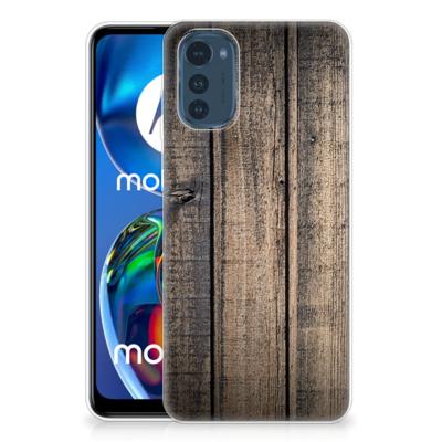 Motorola Moto E32/E32s | Bumper Hoesje | Steigerhout