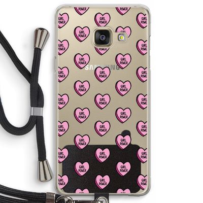 GIRL POWER: Samsung Galaxy A3 (2016) Transparant Hoesje met koord