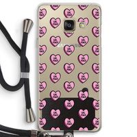 GIRL POWER: Samsung Galaxy A3 (2016) Transparant Hoesje met koord