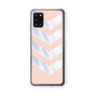 Marmeren pijlen: Samsung Galaxy A31 Transparant Hoesje