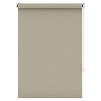 Fenstr rolgordijn verduisterend beige met structuur - 80x190 cm - Leen Bakker