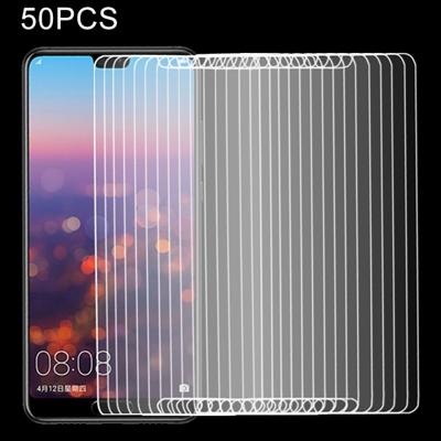 50 stuks voor Huawei P20 0 26 mm 9H oppervlaktehardheid 2.5D explosieveilige getemperd glas scherm Film geen retailpakket