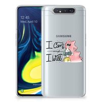 Samsung Galaxy A80 Telefoonhoesje met Naam i Can