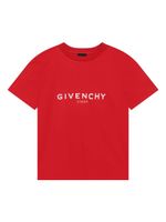 Givenchy Kids t-shirt en coton à logo imprimé - Rouge