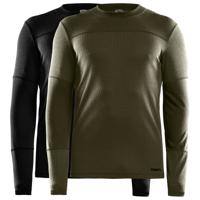 Craft Core Dry ondershirt 2-pack lange mouw black rift heren M