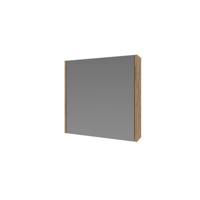 Spiegelkast Proline Comfort Met Houten Deur 60x14x60 cm Whisky Oak