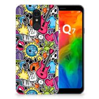 LG Q7 | Sillicone Back Cover | Punk Rock