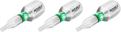 HAZET Bit 2223N-T7/3 · 1/4 inch (6,3 mm) zeskant massief · Binnen-TORX®-profiel · 3-delig · SW T7