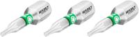 HAZET Bit 2223N-T7/3 · 1/4 inch (6,3 mm) zeskant massief · Binnen-TORX®-profiel · 3-delig · SW T7