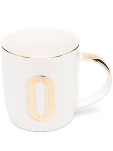 Bitossi Home tasse Letter-O en porcelaine - Blanc