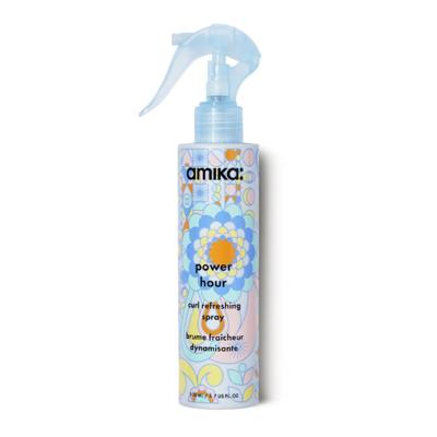 amika power hour curl hair refreshing spray
