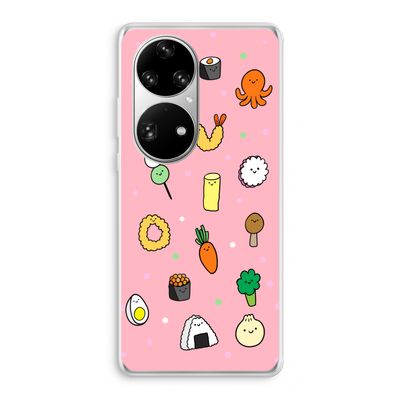 Happy bento friends: Huawei P50 Pro Transparant Hoesje