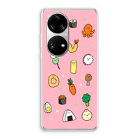 Happy bento friends: Huawei P50 Pro Transparant Hoesje