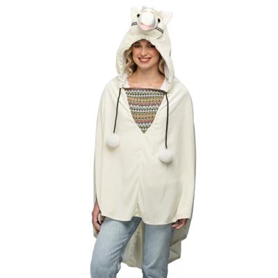 Poncho Lama Volwassenen Deluxe