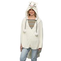 Poncho Lama Volwassenen Deluxe