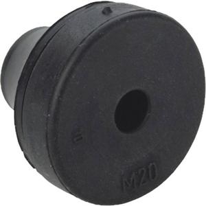 Kaiser Elektro 14.582.93 Kabelinvoertule Rubber Zwart 1 stuk(s)
