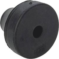 Kaiser Elektro 14.582.93 Kabelinvoertule Rubber Zwart 1 stuk(s)