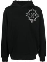 Philipp Plein hoodie Chrome à ornements strassés - Noir - thumbnail