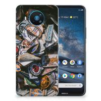 Nokia 8.3 | Siliconen hoesje | met foto Badges