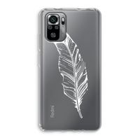 Pluim: Xiaomi Redmi Note 10S Transparant Hoesje