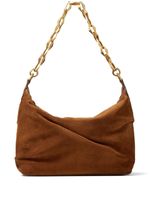 Jimmy Choo sac porté épaule Diamond Soft Hobo - Marron - thumbnail