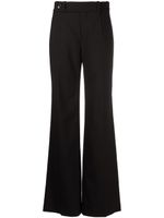 Chloé pantalon évasé à taille haute - Noir