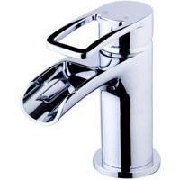 Xellanz Alegra Wastafelkraan Waterval met Clickwaste - Chroom Xellanz Alegra Wastafelkraan Waterval met Clickwaste - Chroom