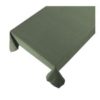 Linen & More tafelkleed indi army green 140 x 250 cm