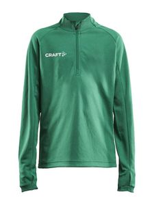 Craft 1910153 Evolve Half Zip Jr - Team Green - 134/140