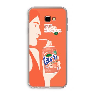 Peach please!: Samsung Galaxy J4 Plus Transparant Hoesje