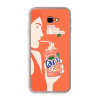 Peach please!: Samsung Galaxy J4 Plus Transparant Hoesje
