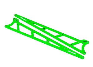 Traxxas - Side plates, wheelie bar, green (aluminum) (2) (TRX-9462G)