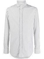 Brunello Cucinelli chemise à rayures - Vert