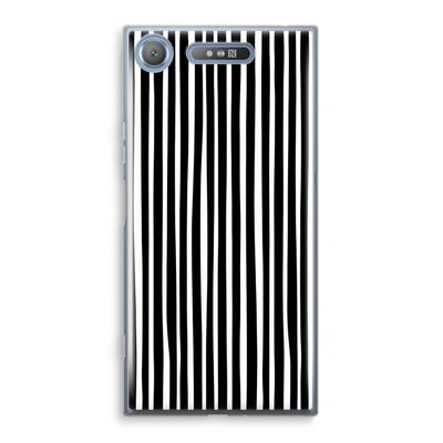 Stripes: Sony Xperia XZ1 Transparant Hoesje