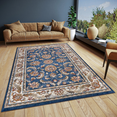 Vloerkleed Reni Blauw 160x235 Cm Laagpolig Home Collectie - Dekbed-Discounter.nl