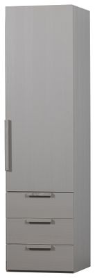 WOOOD Kledingkast 'Rens' 1-deurs, kleur Pebble Grey