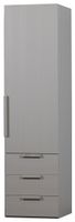 WOOOD Kledingkast 'Rens' 1-deurs, kleur Pebble Grey