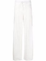 Tommy Hilfiger pantalon en maille à bande contrastante - Blanc