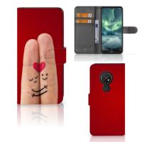 Nokia 7.2 | Nokia 6.2 | Wallet Case | met Pasjes | Liefde - Origineel Romantisch Cadeau