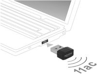 DeLOCK USB 2.0 Dual Band WLAN Nano Stick wlan adapter - thumbnail