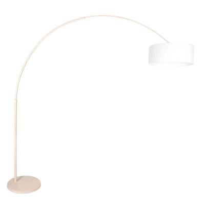 Steinhauer BooglampSparkled Light crème met witte kap Ø 50cm - 4315CR