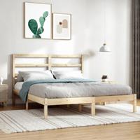 Bedframe massief hout 135x190 cm
