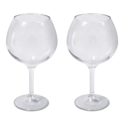 Aravan onbreekbare Gin Tonic ballon glazen - 780 ml - polycarbonaat - kunststof - camping