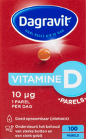Dagravit Vitamine D 10 mcg Parels