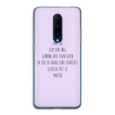 GSM: OnePlus 7 Pro Transparant Hoesje