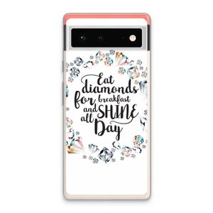 Diamonds: Google Pixel 6 Transparant Hoesje