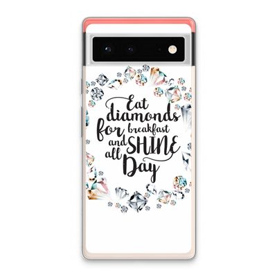 Diamonds: Google Pixel 6 Transparant Hoesje