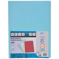 Subfolder Elba Pastelblauw A4 50 Onderdelen (5 Stuks)