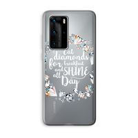 Diamonds: Huawei P40 Pro Transparant Hoesje